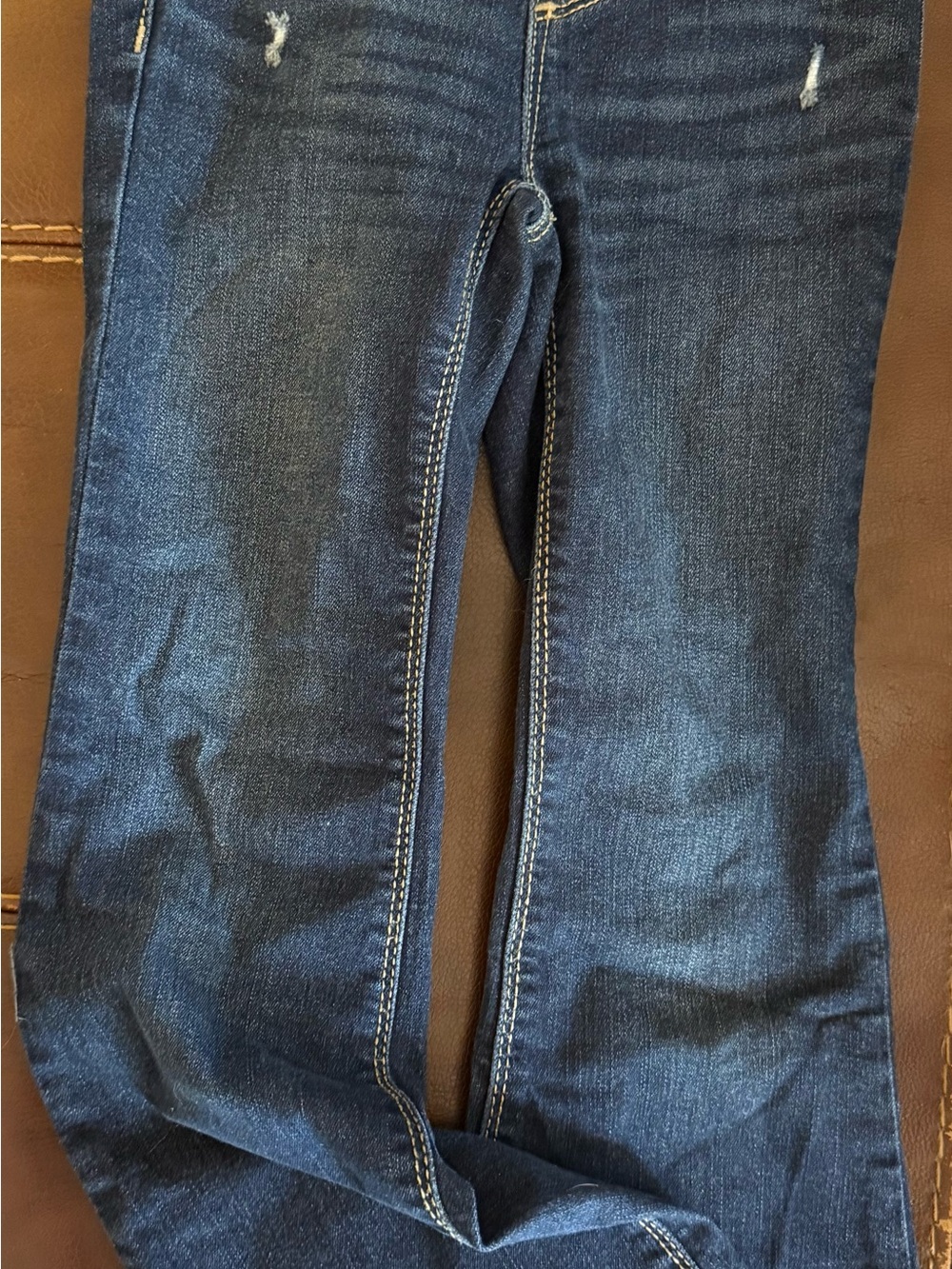 wonder nation Dark Blue Kids Jeans with Light Distress